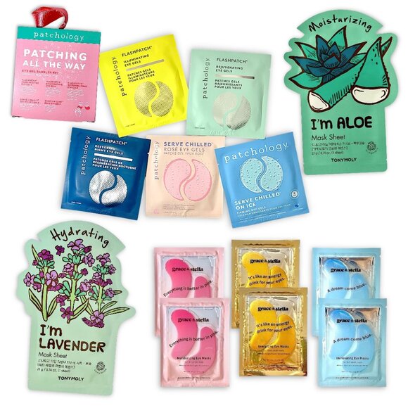 Sephora Beauty Bundle—Luxury Eye Masks/Eye Gels & Face Sheet Masks—13pc Gift Set - Picture 1 of 9